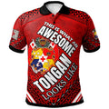 Hawaiian 3d Print Tonga Tribal Polo Shirt Men Polynesian Pattern Short Sleeves Loose Lapel Tee Shirts Summer Button T-Shirt