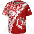 Custom Name Country Tonga Polynesia Islands Flag Tattoo Retro 3DPrint Summer Harajuku Short Sleeves Baseball Shirts Jersey X1