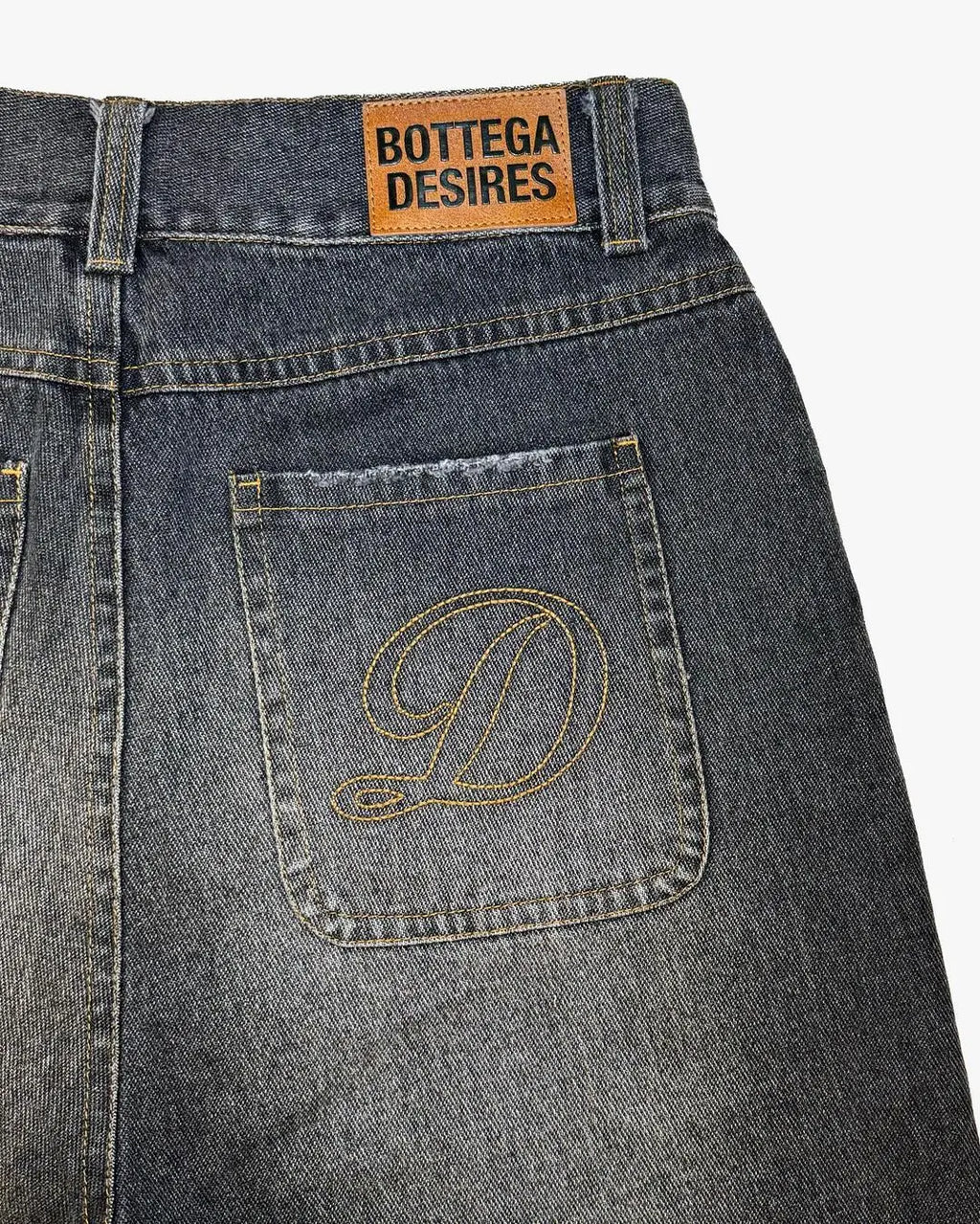 Vintage Trend Letter Embroidery Baggy Denim Jeans New Punk Casual Knee Pants for Men and Women Streetwear Straight Pants