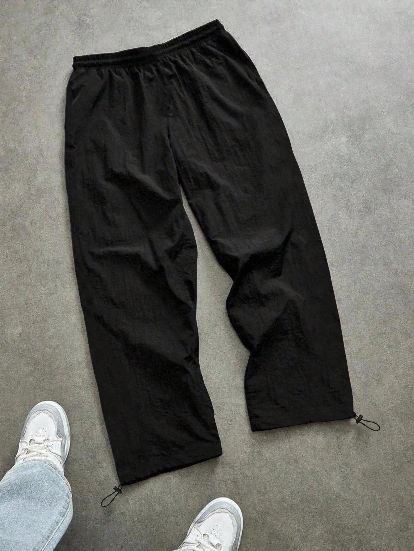 Men's Lightweight Quick-Dry Striped Logo Printed Joggers with Drawstring Streetwear Pants for Gym Daily Spring Summer